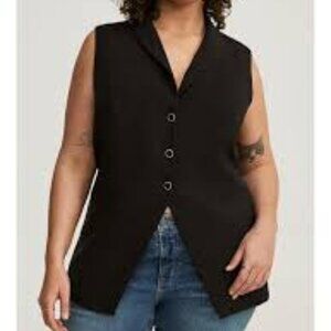 NWTS Torrid Studio Crepe Tailored Suit Vest Size 3/3X